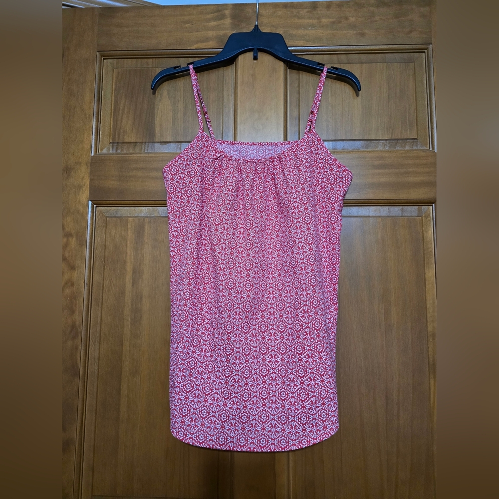 Faded Glory Red Floral Women's Top